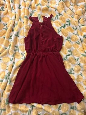 Monteau red dress